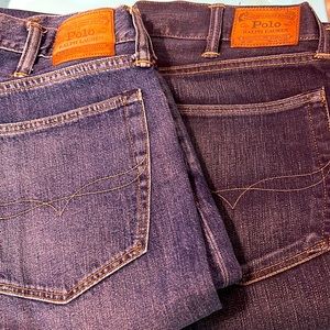 2 pair Polo Ralph Lauren Jeans